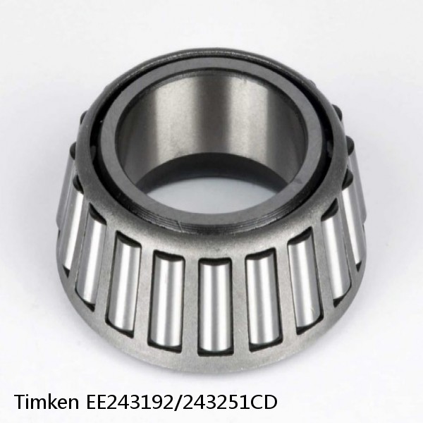 EE243192/243251CD Timken Thrust Tapered Roller Bearings