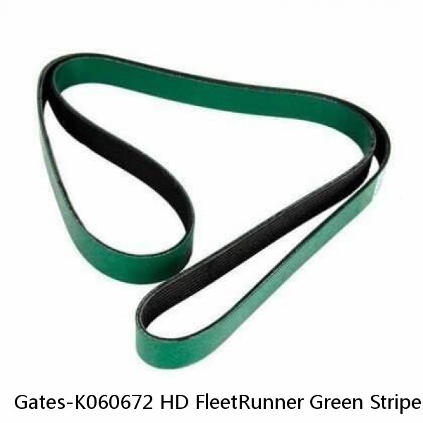 Gates-K060672 HD FleetRunner Green Stripe Heavy Duty Micro-V Serpentine Belt